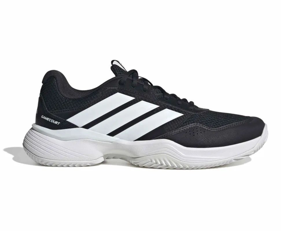 Buty tenisowe Adidas GameCourt 3 M Clay - core black/footwear white/footwear white Buty tenisowe Adidas GameCourt 3 M Clay - core black/footwear white/footwear white