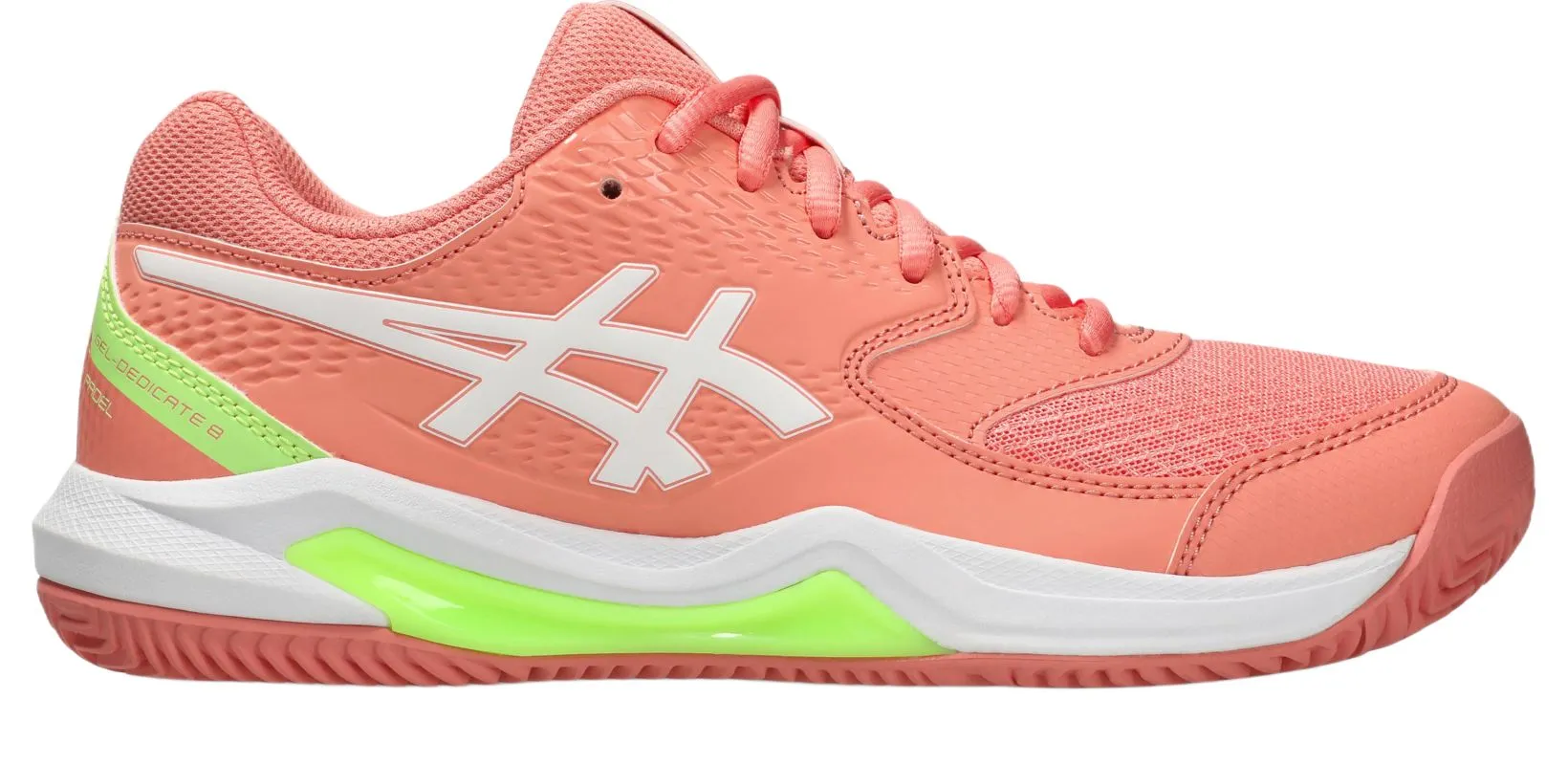 Asics Gel-Dedicate 8 Padel - guava/white