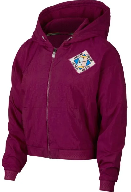 Nike Court Jacket Stadium - true berry/black