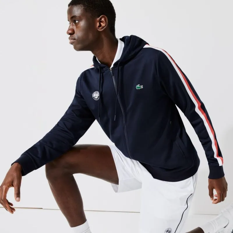 Lacoste Hooded Jacket Roland Garros M - navy blue/white