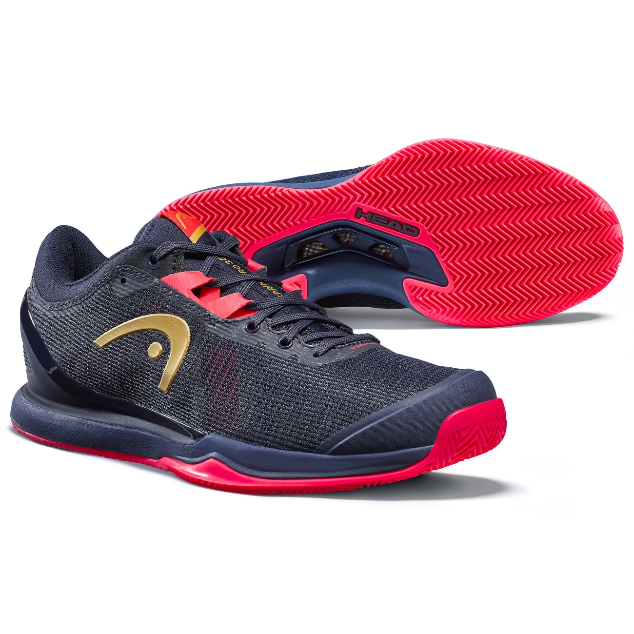 Head Sprint Pro 3.0 Women Clay - dress blue/neon pink