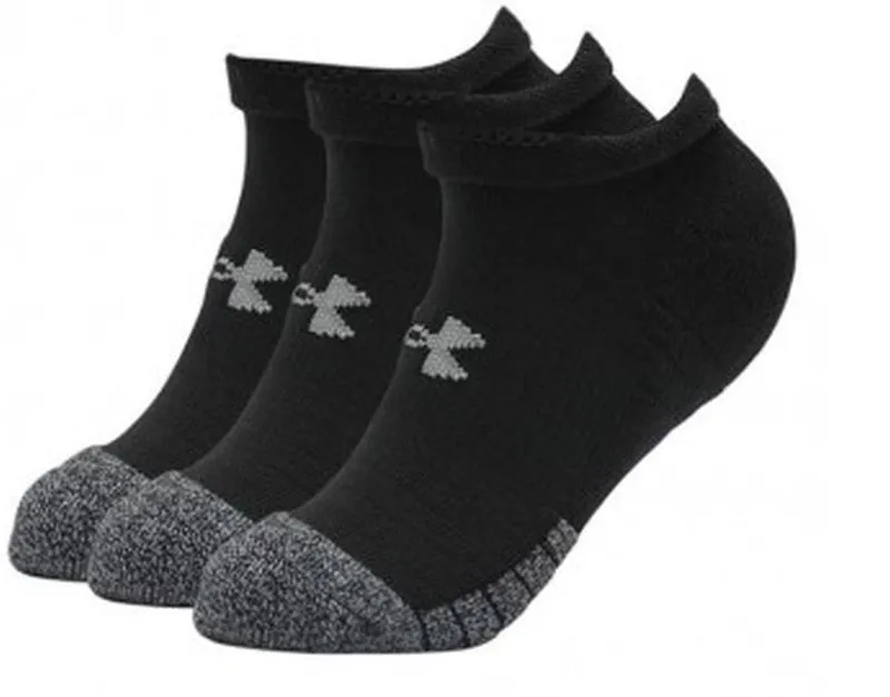 Under Armour HeatGear No Show 3P - black Under Armour HeatGear No Show 3P - black