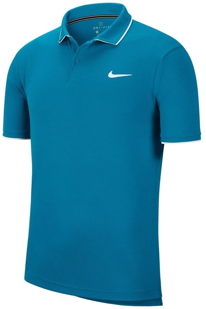 Nike Court Dry Team Polo - neo turq/white/white