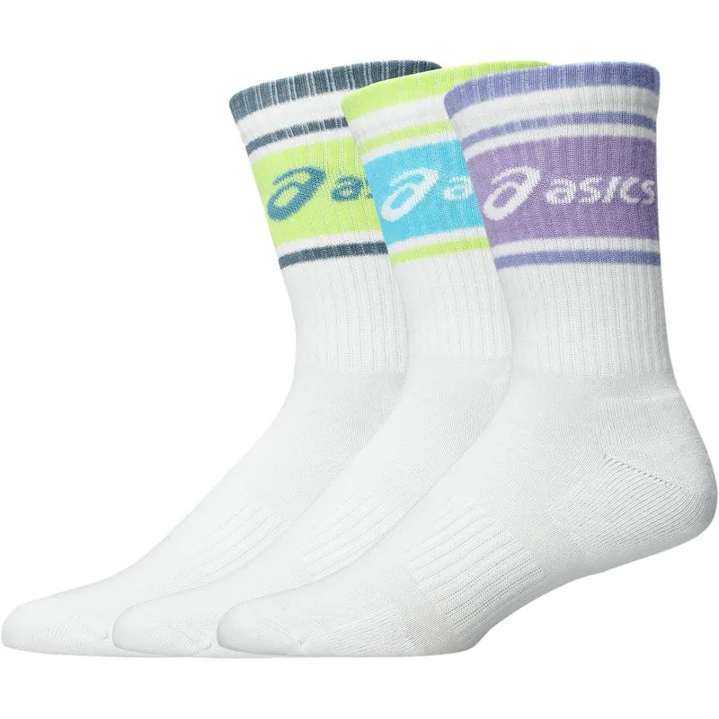 Asics Logo Crew 3P - illuminate yellow/energy aqua/fresh air Asics Logo Crew 3P - illuminate yellow/energy aqua/fresh air