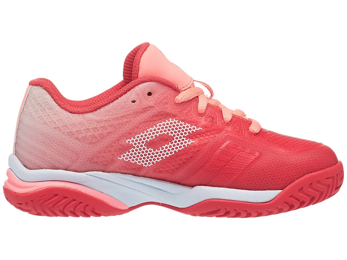 Lotto Mirage 300 II ALR Junior - red fluo/all white