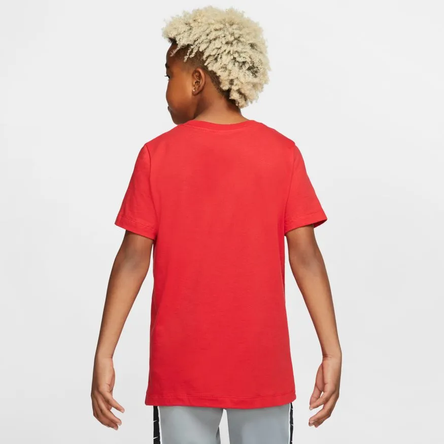 Nike Swoosh Tee Futura Icon TD - university red/black