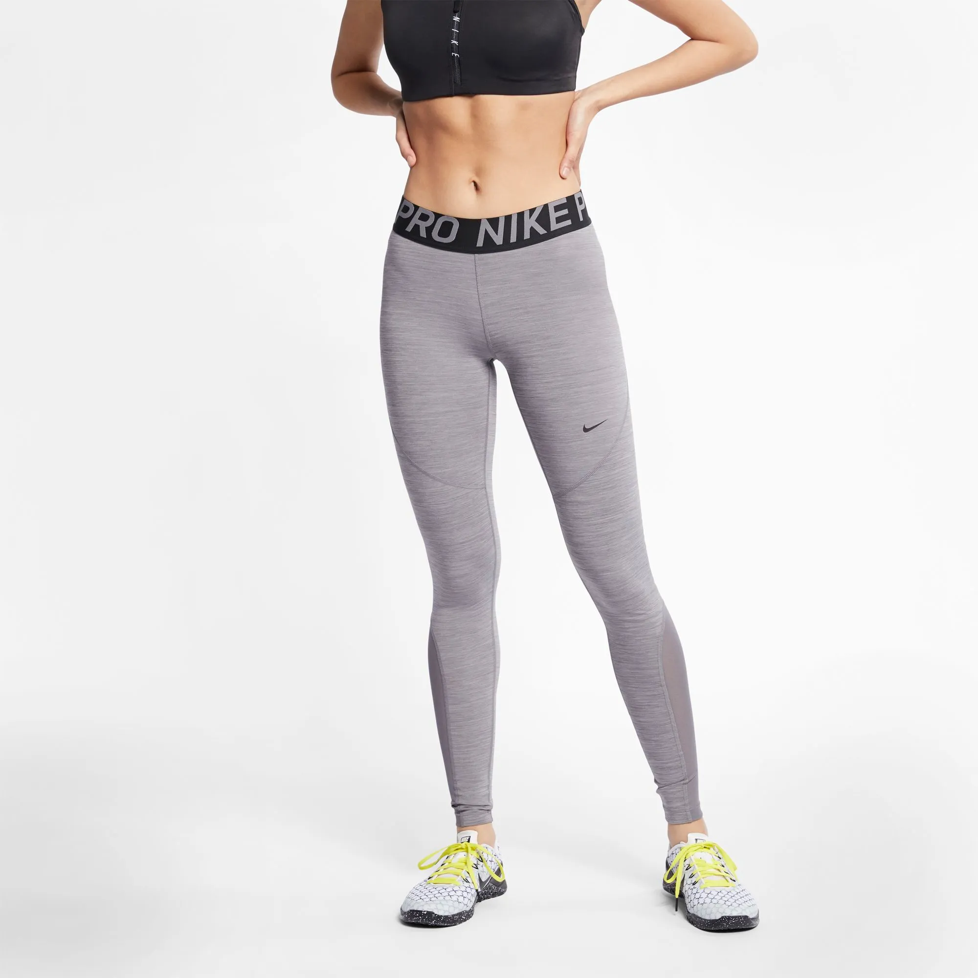 nike-pro-women-s-tights-gunsmoke-heather-black-black-3 Nike Pro Women's Tights - gunsmoke/heather/black/black