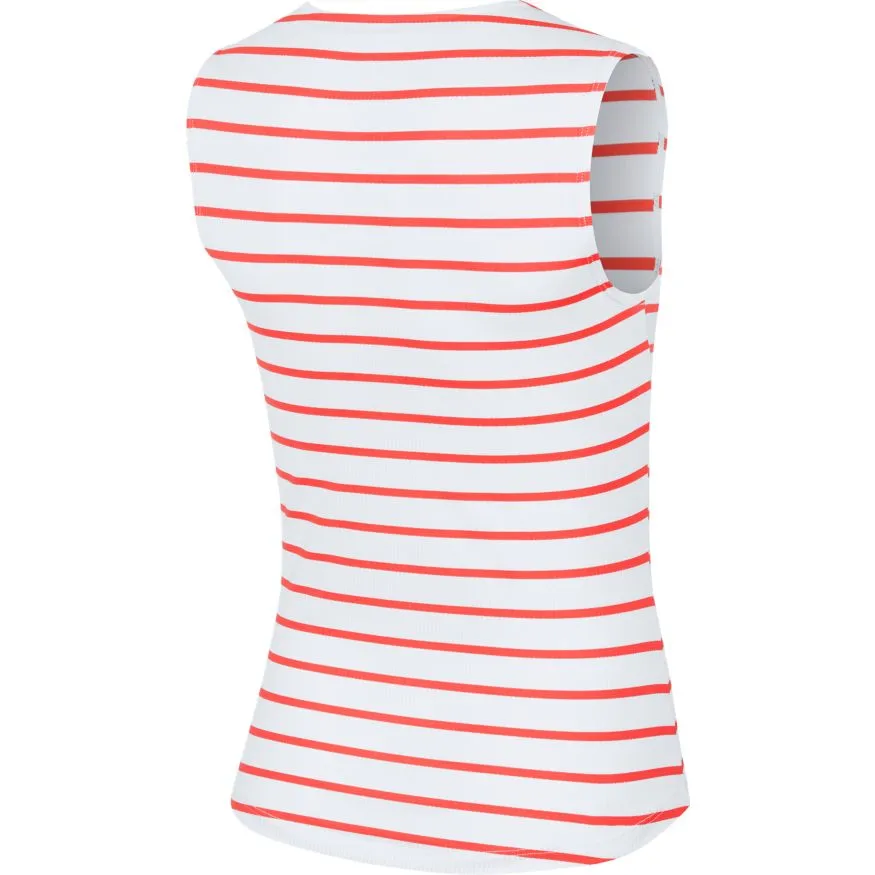 Nike Court Maria Dry Tank - white/laser crimson/blackened blue