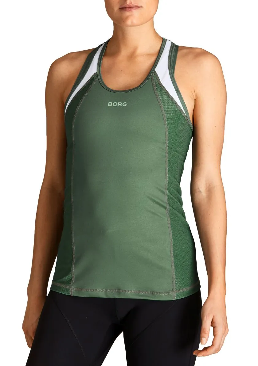 Björn Borg Block Tank W - duck green