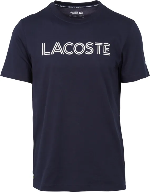 Lacoste Novak Djokovic T-Shirt - navy/black Lacoste Novak Djokovic T-Shirt - navy/black