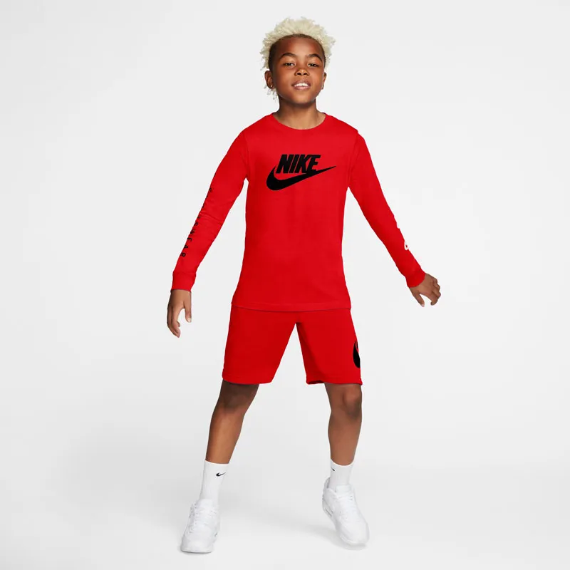 nike-swoosh-futura-long-sleeve-tee-university-red-7 Nike Swoosh Futura Long Sleeve Tee - university red