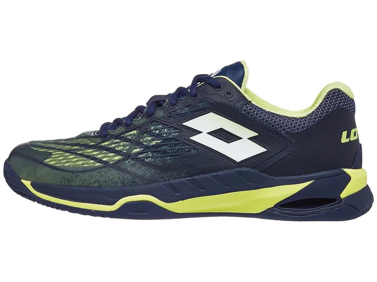 Lotto Mirage 100 Clay - navy blue/yellow neo