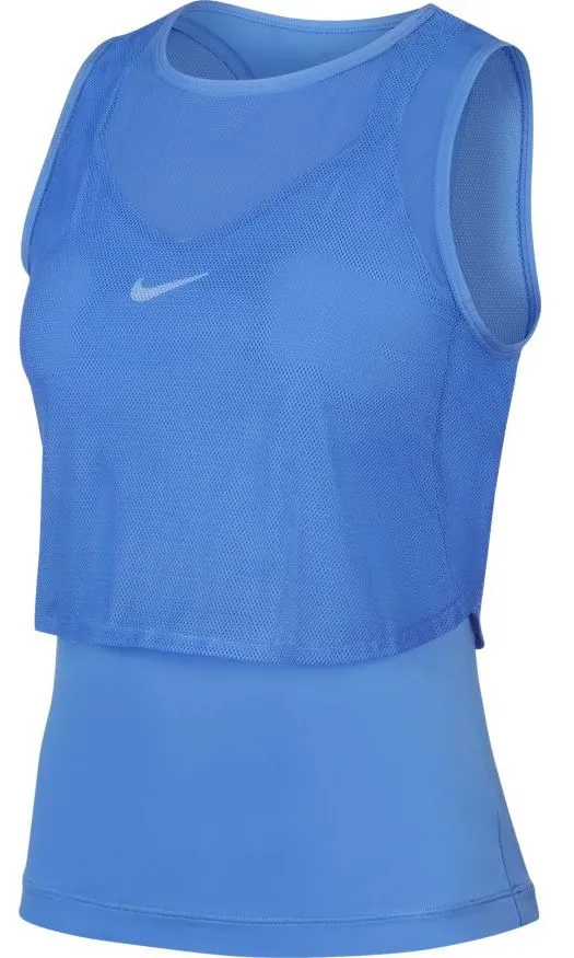 Nike Court Elevated Essential Dry Tank - royal pulse/white
