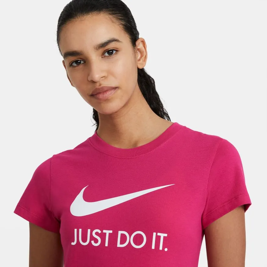 nike-sportswear-tee-just-do-it-slim-w-fireberry-white-4 Nike Sportswear Tee Just Do It Slim W - fireberry/white