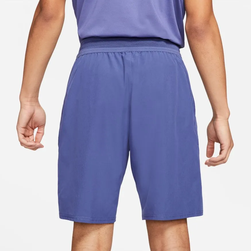 Nike Court Dri-Fit Advantage Short 9in M - dark purple dust/white
