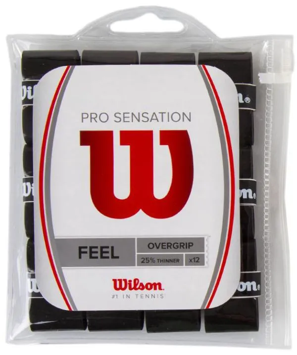 Wilson Pro Overgrip Sensation 12P - black