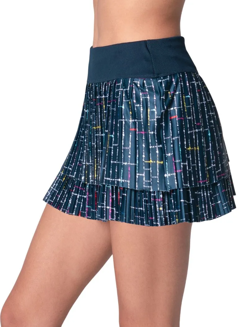 Lucky in Love Lovin' Boucle Pleated - midnight