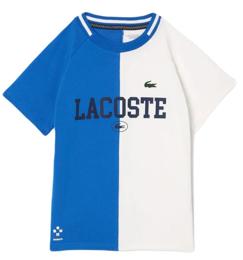 Lacoste Kids Sport x Daniil Medvedev Jersey - blue/white