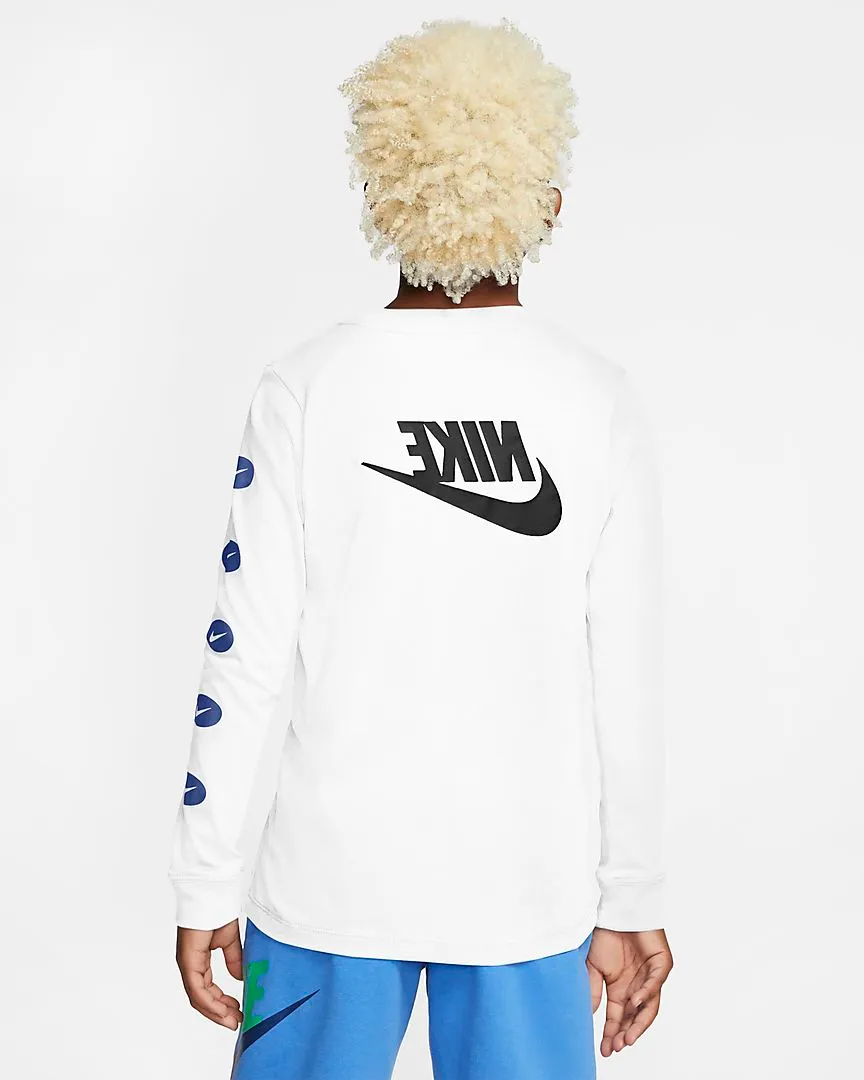 nike-swoosh-futura-long-sleeve-tee-white-2 Nike Swoosh Futura Long Sleeve Tee - white
