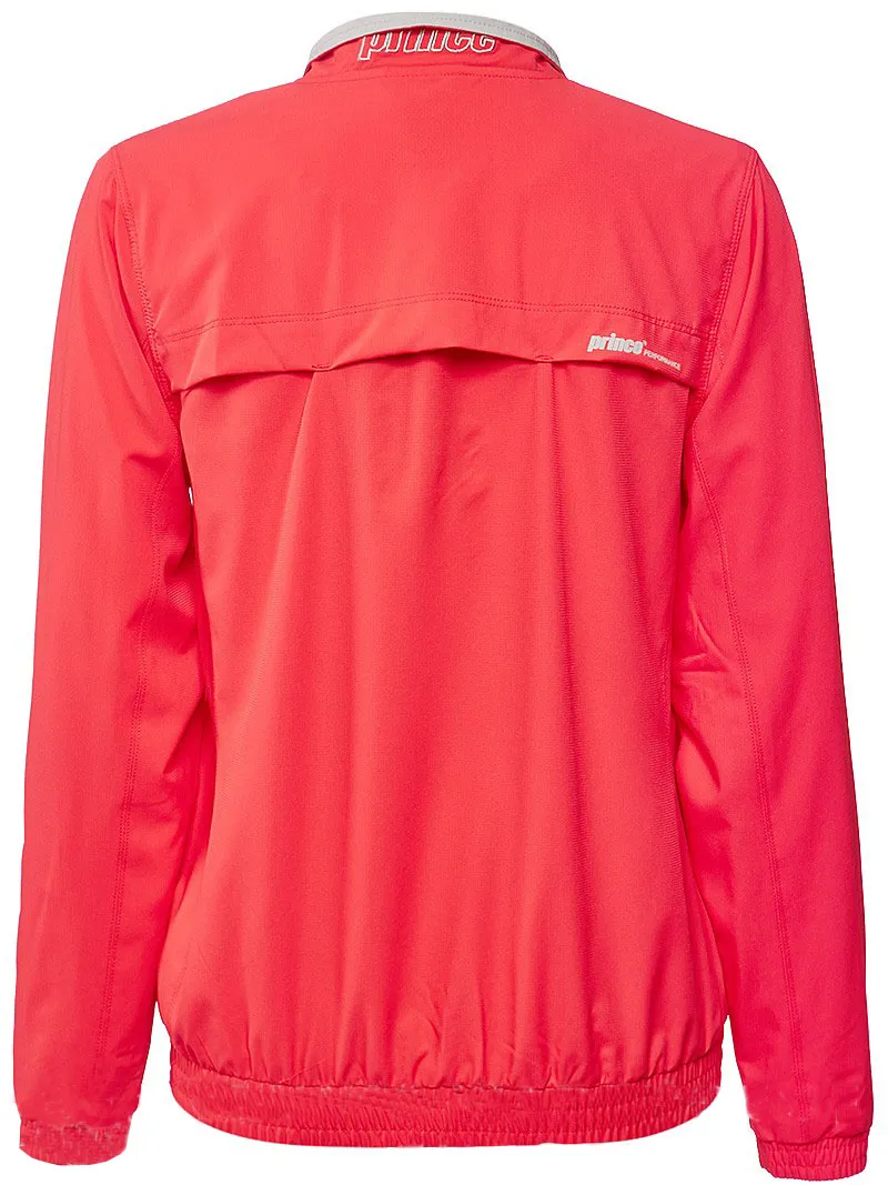 prince-full-zip-warm-up-jacket-coral-1 Prince Full Zip Warm-Up Jacket - coral