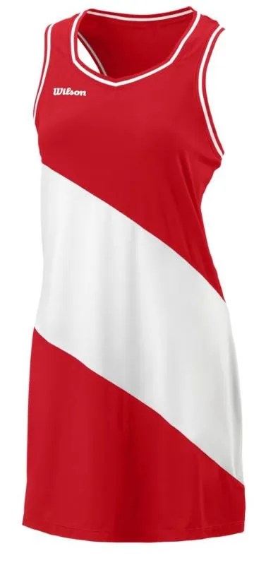 wilson red tennis dress Wilson Women's Doubles Play Tennis Dress, Small, Cardinal/Classic Navy