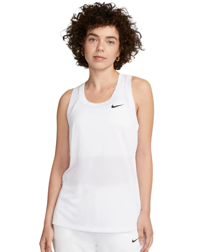 Nike Dri-Fit Racerback - white/black Nike Dri-Fit Racerback - white/black