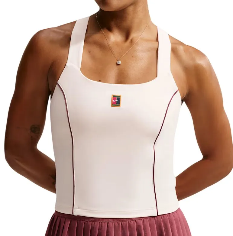 Nike Court Dri-Fit Tank - chalk