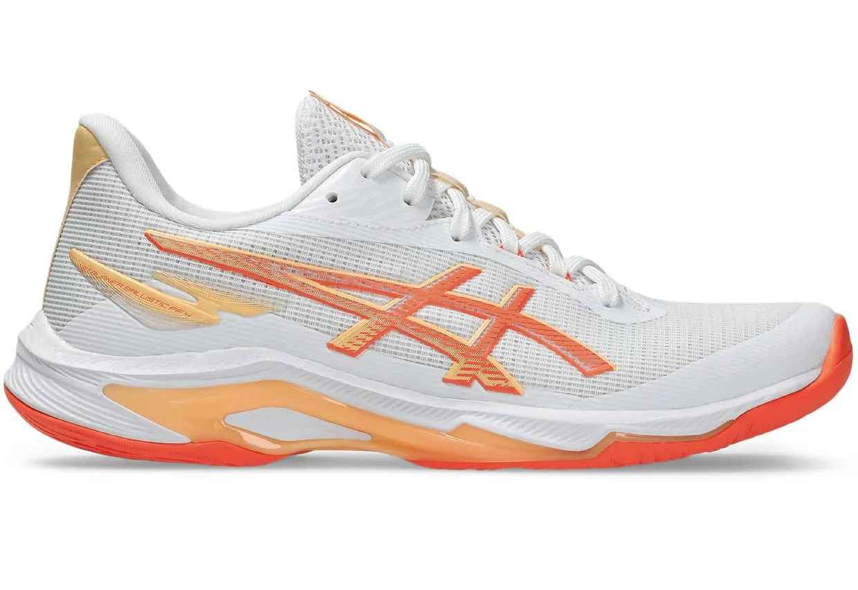 Asics Netburner Ballistic FF 4 - white/vivid coral Asics Netburner Ballistic FF 4 - white/vivid coral