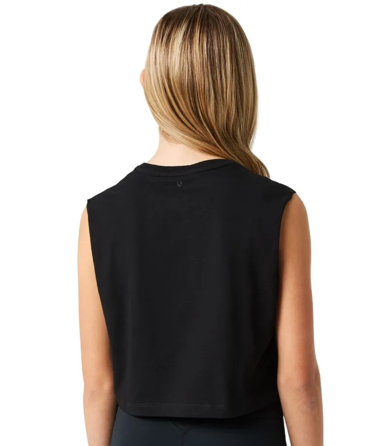 Björn Borg Cropped Tank - black beauty