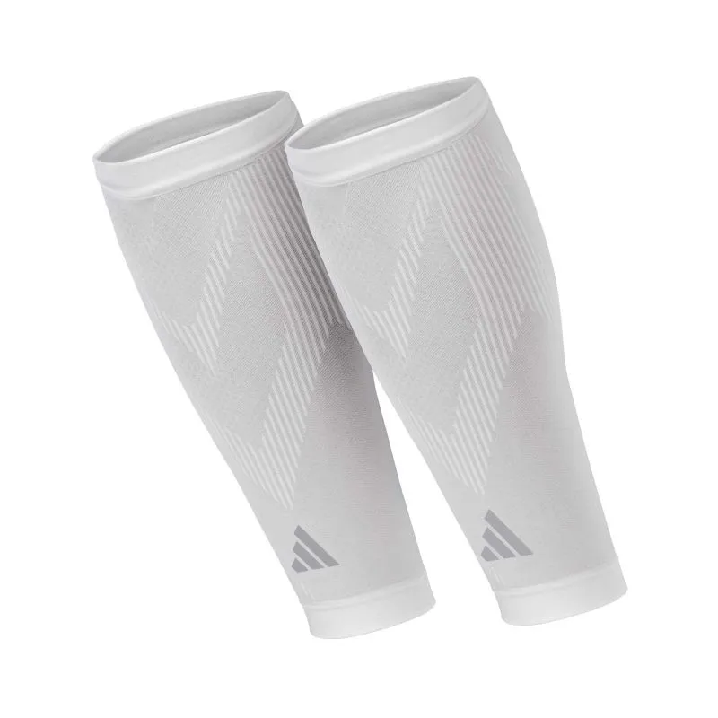 Opaska kompresyjna na łydkę Adidas Compression Calf Sleeves 2P - white