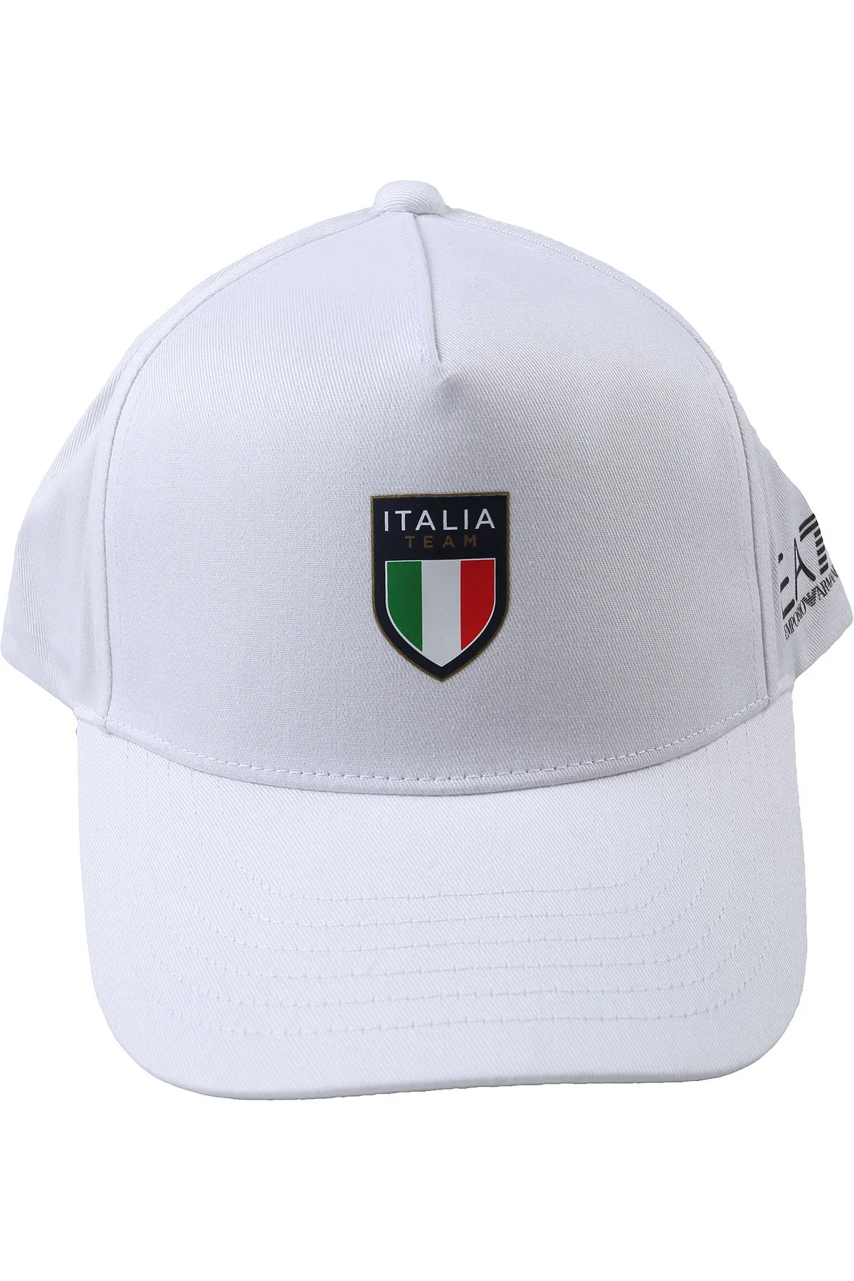 EA7 Man Woven Baseball Hat - bianco/bianco