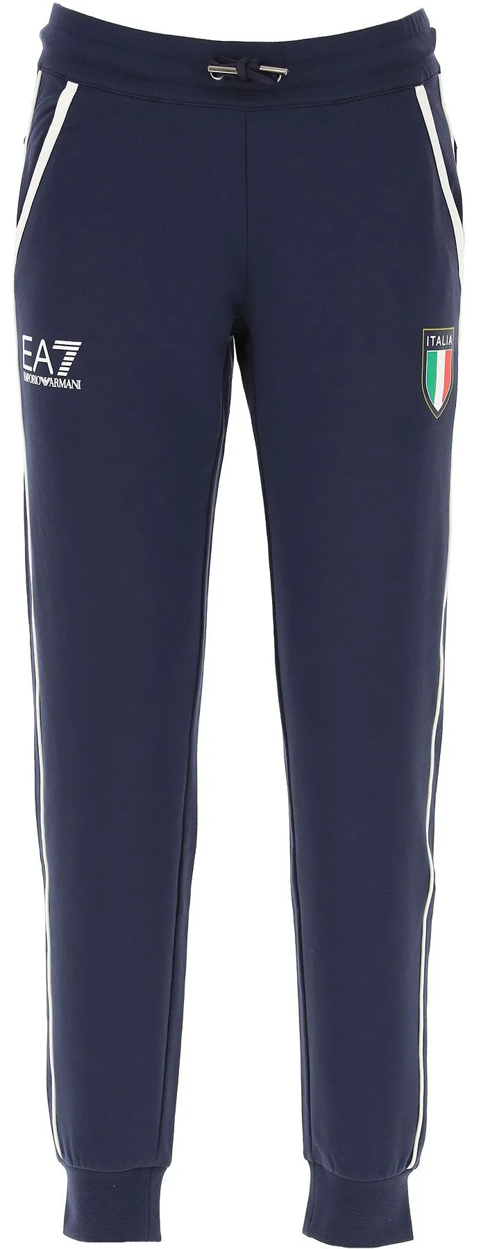 EA7 Woman Jersey Trouser - navy blue EA7 Woman Jersey Trouser - navy blue