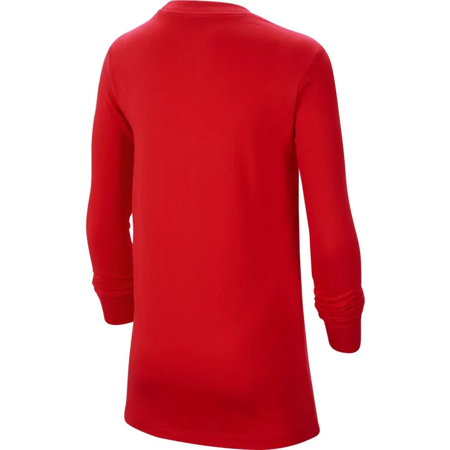nike-nsw-tee-ls-embedded-futura-b-university-red-white-2 Nike NSW Tee LS Embedded Futura B - university red/white