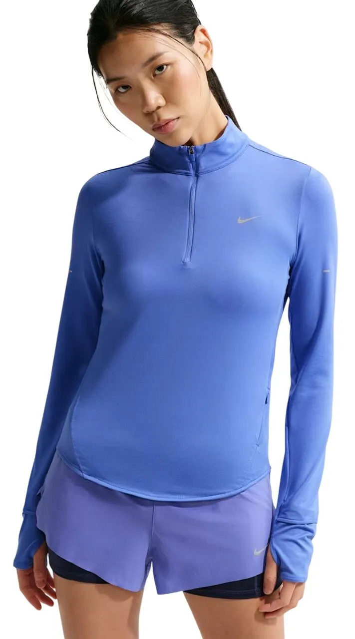 Nike Dri-Fit Swift UV 1/4-Zip Running - blue/reflective silver Nike Dri-Fit Swift UV 1/4-Zip Running - blue/reflective silver