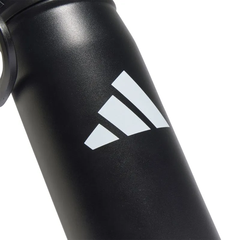 Adidas Metal Bottle Screw Top 600ml - black/black