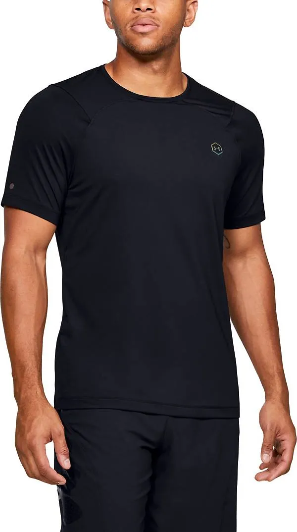 Under Armour RUSH HeatGear Fitted Short Sleeve - black