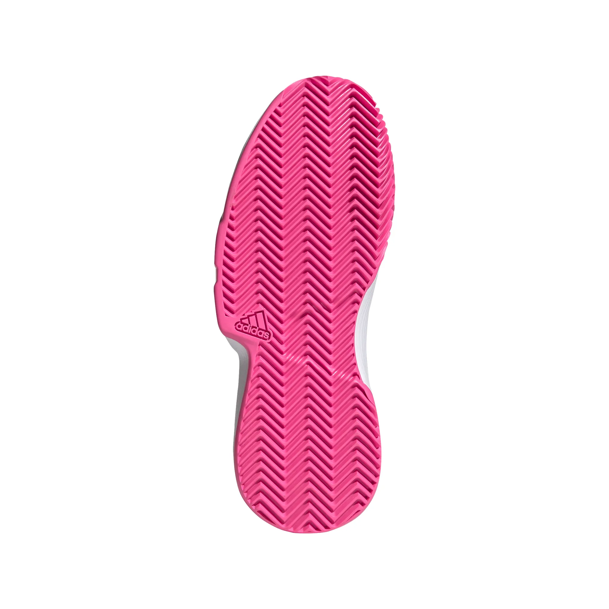 Adidas CourtJam xJ - cloud white/screaming pink/acid orange