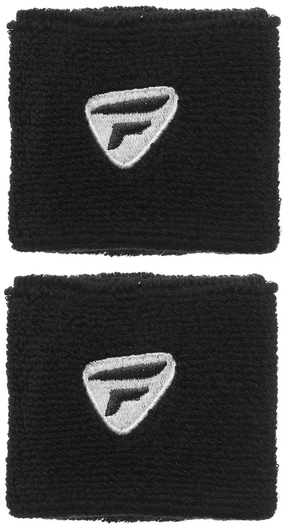 Tecnifibre Wristband (2 szt.) - black/white