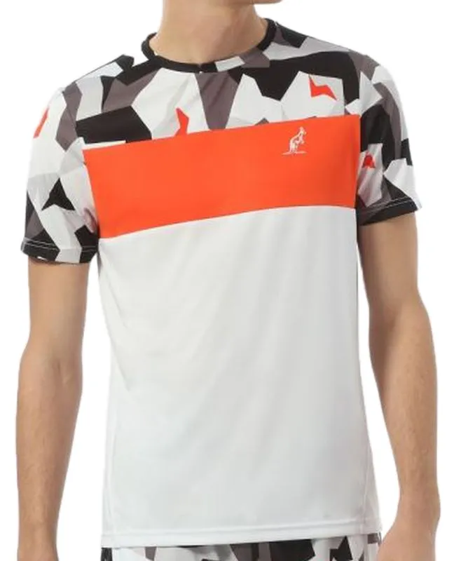 Australian T-Shirt Ace Camo Print M - bianco