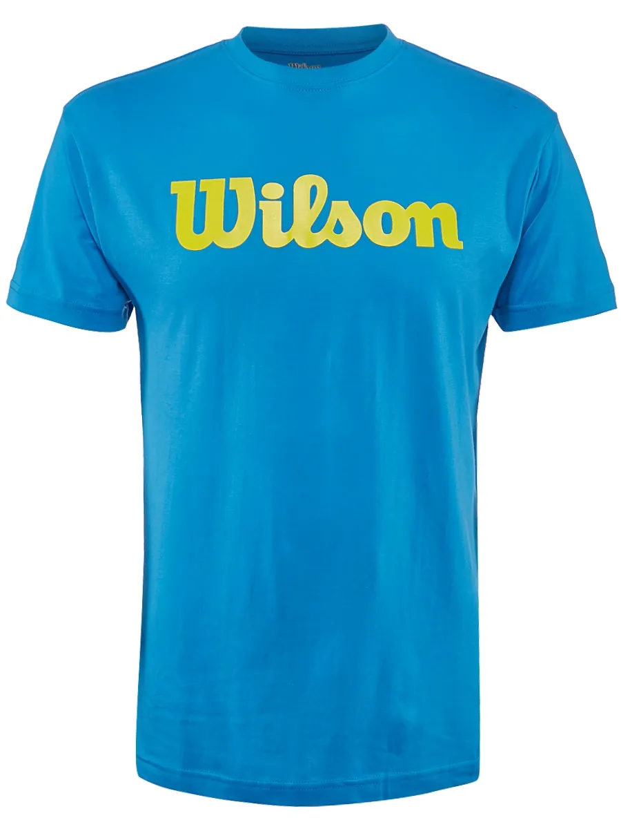Wilson Script Cotton Tee - blithe