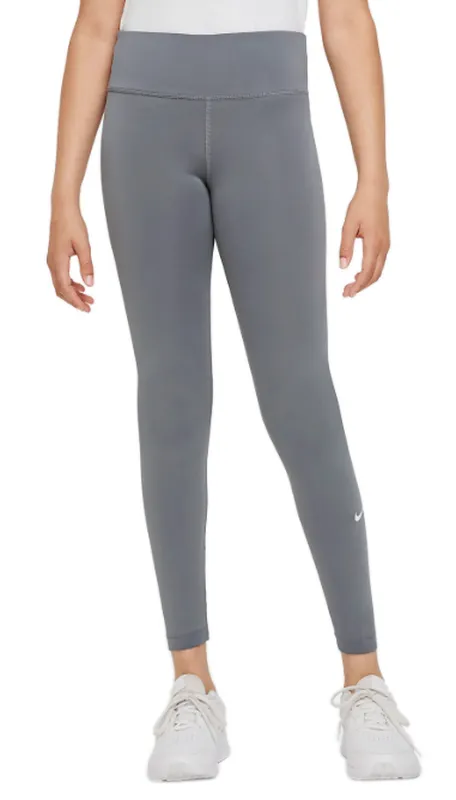 Nike Girls Dri-Fit One - smoke grey/white