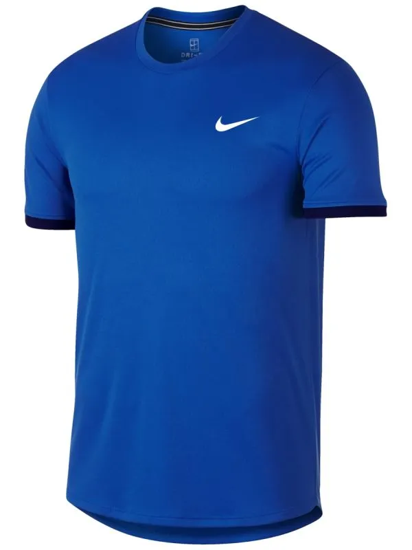 Nike Court Top SS - signal blue/blue void