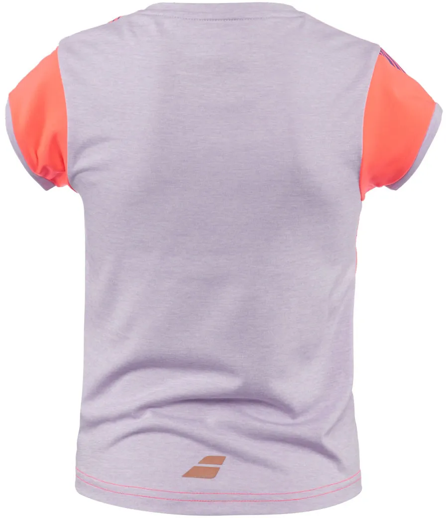 Babolat Performance Cap Sleeves Top Girl - fluo strike