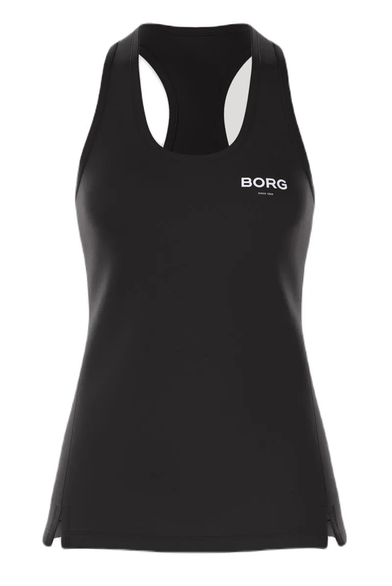 Women's top Björn Borg Essential Tank - black beauty - Black