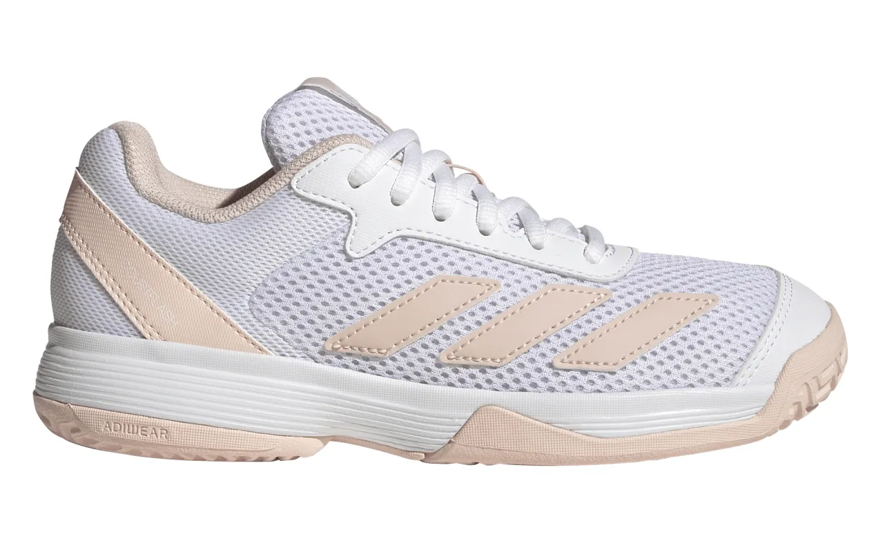 Adidas Courtflash K - cloud white/wonder quartz/cloud white Adidas Courtflash K - cloud white/wonder quartz/cloud white