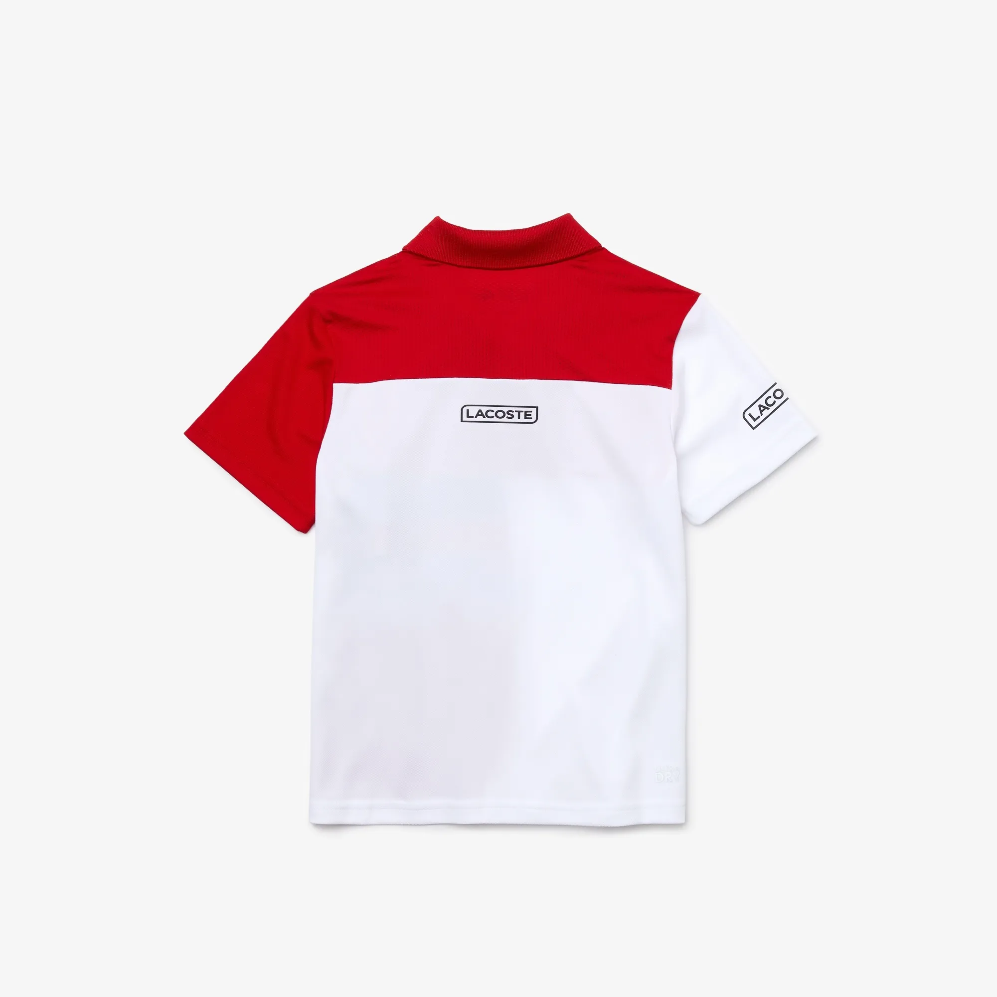 lacoste-boys-sport-colourblock-breathable-pique-tennis-polo-shirt-red-white-2 Lacoste Boys’ SPORT Colourblock Breathable Piqué Tennis Polo Shirt - red/white