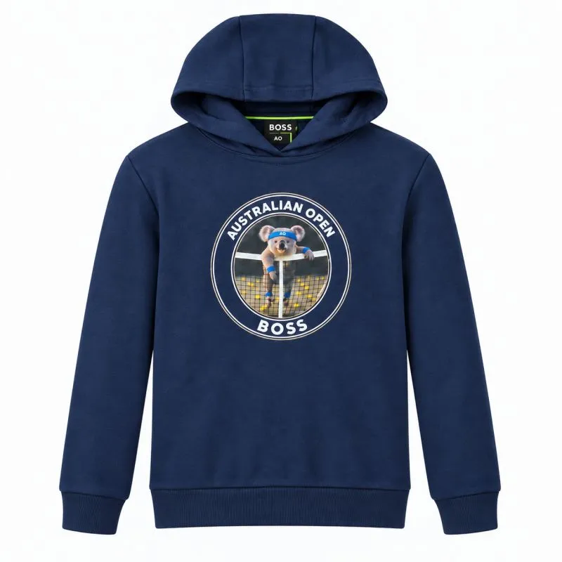BOSS x AO Kids French Terry Logo - marine blue