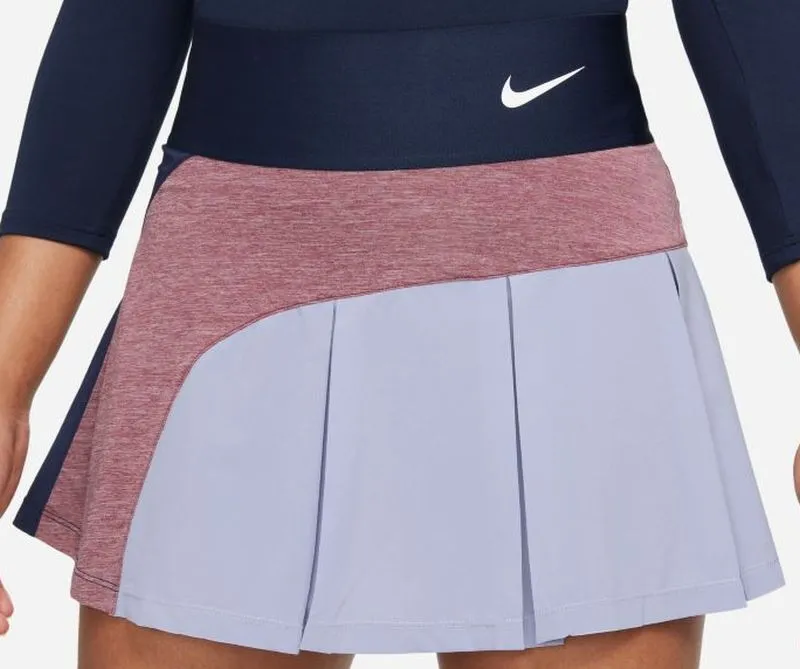 Nike Court Dri-Fit Advantage Skirt Hybrid W - obsidian/dark beetroot/indigo haze
