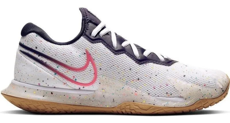 Nike Air Zoom Vapor Cage 4 Clay - white/laser crimson/gridiron
