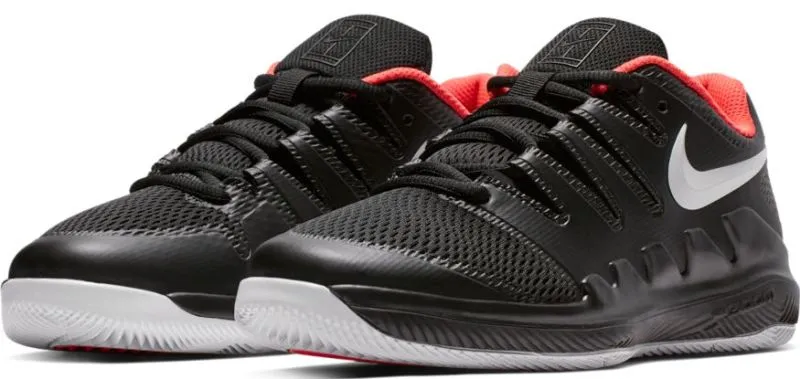 Nike Jr Vapor X - black/white/bright crimson